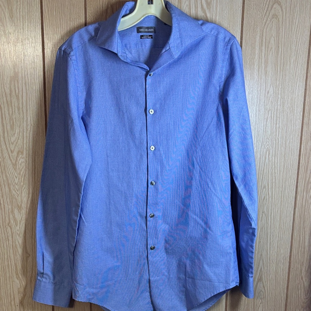 Calvin Klein Men's Light Blue Dress Shirt
